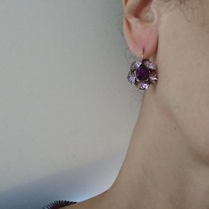 Amethyst SWAROVSKI Crystal EARRINGS